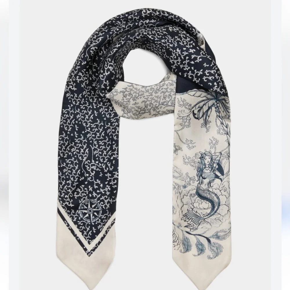 Etro Arizona Mermaid Scarf - Picture 1 of 4